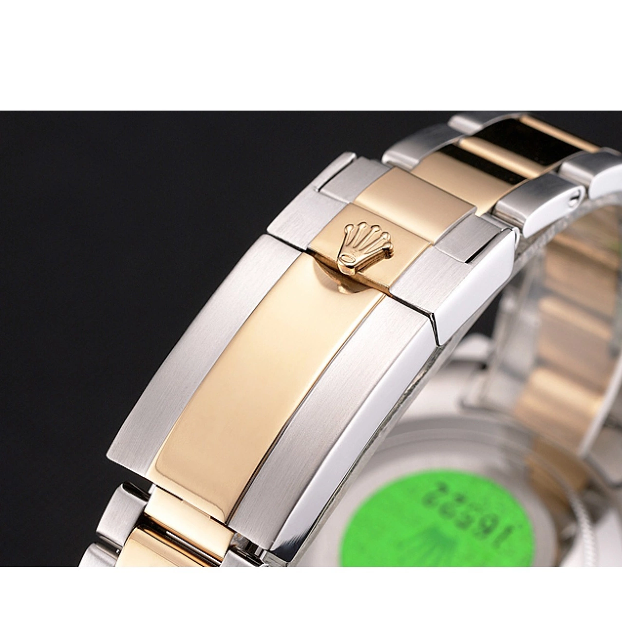 Best AAA Replica Sites Rolex Bracelet Stainless Yacht-Master Steel Two Case Gold Tone White Dial Bezel 0823